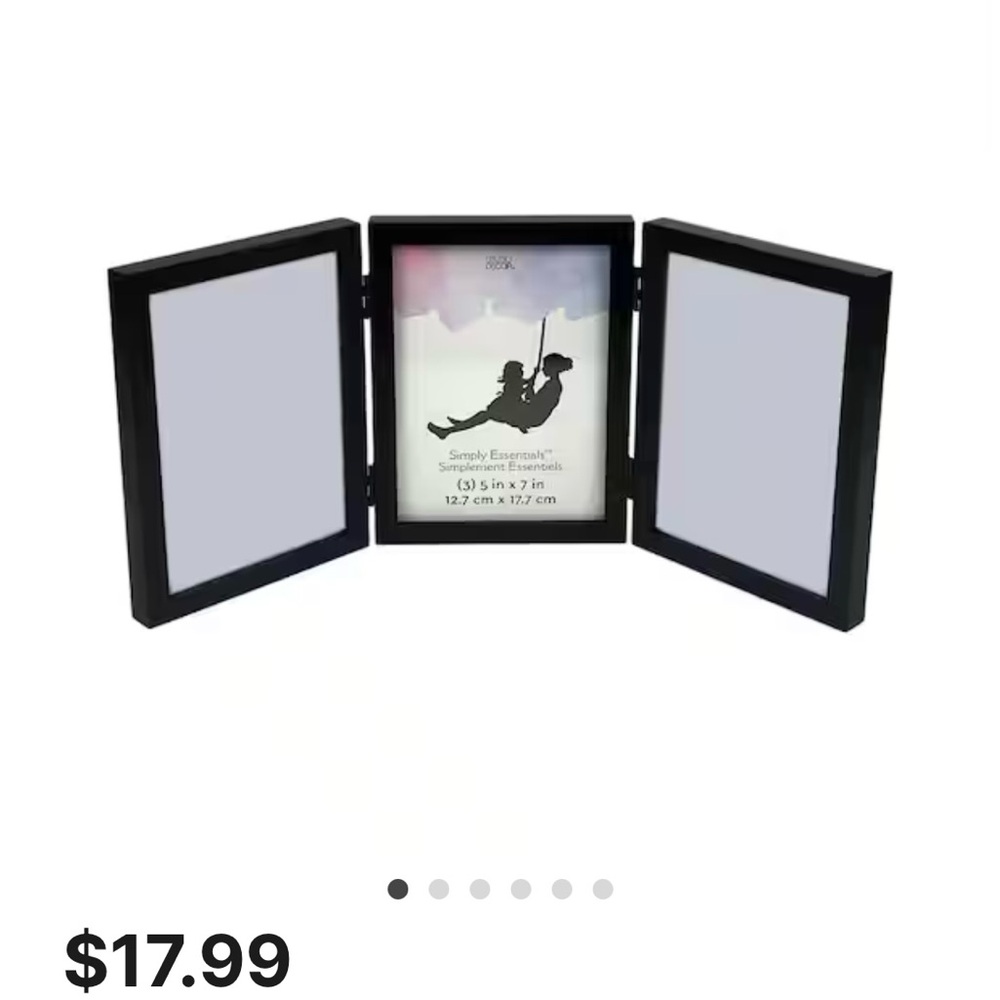 Essentials Elegant Black Triple Frame